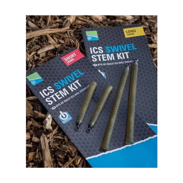 Preston Ics Swivel Stem Kit Method Mand Accessoire 70mm Zijmand Steel Lang