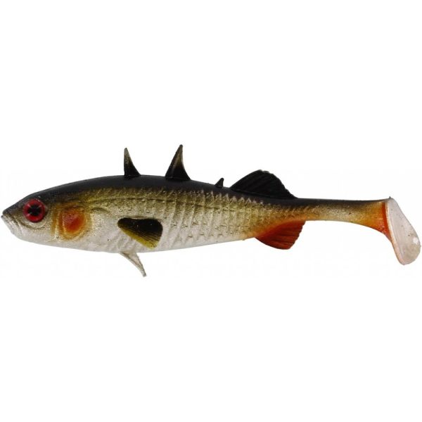 WESTIN Stanley the Stickleback Shadtail 9cm 7g - Lively Roach 6 stuks/pak Plastic kunstaas