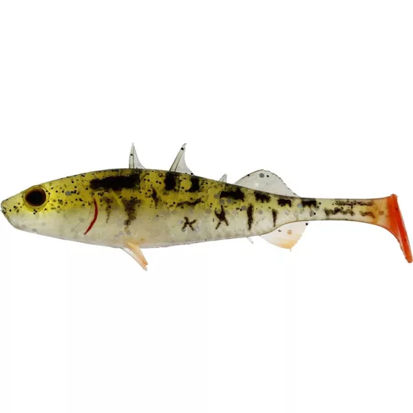 WESTIN Stanley the Stickleback Shadtail 9cm 7g - Pearl Stickleback 6 stuks/pak Plastic kunstaas