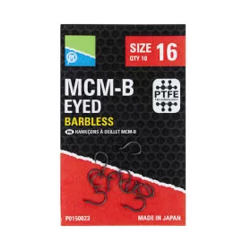   Preston McmB Hooks 14 Haak met oog, weerhaakloze haak 10 stuks