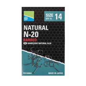 Preston Natural N20 Size 18 Brasemhaak