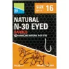 Preston Natural N-30 16 Füles, Szakállas Horog 15db
