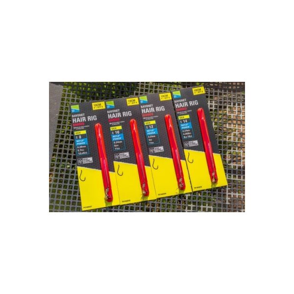 Preston 10 cm Bayonet Hair Rigs Onderlijn 14 KKH