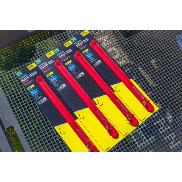 Preston 35cm Bayonet Hair Rigs Onderlijn 8 KKH