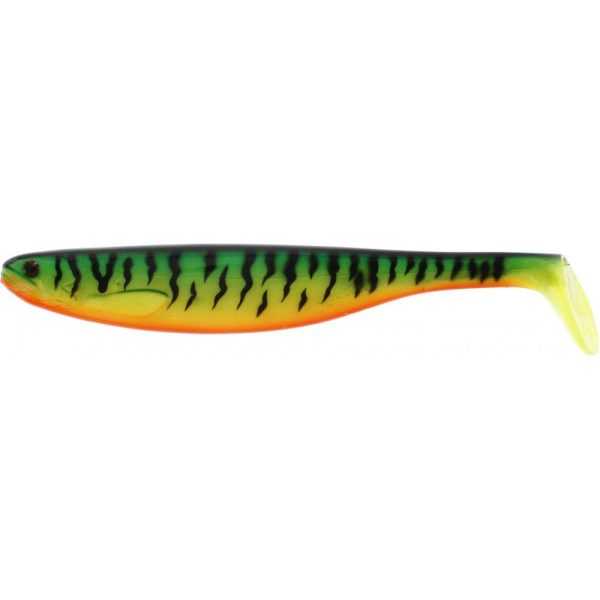 WESTIN ShadTeez Slim 12cm 10g Crazy Firetiger Doos met Plastic kunstaas