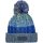 Preston Colour Block Bobble Hat Pomponmuts