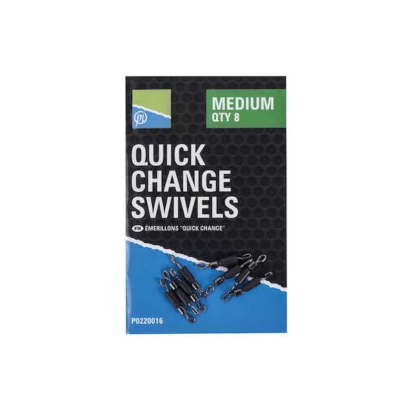Preston Quick Change Swivels Small Snelwisselwartels