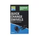 Preston Quick Change Swivels Small Snelwisselwartels