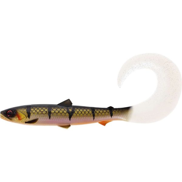 WESTIN BullTeez Curltail 8cm 3g Bling Perch 3 stuks Kunststof kunstaas