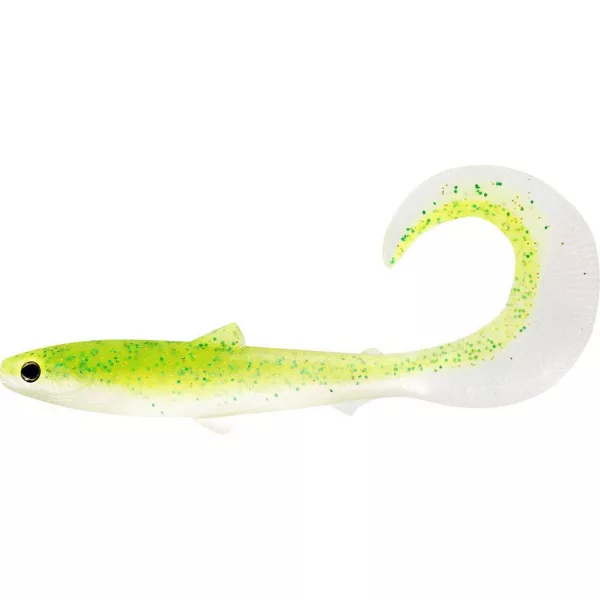 WESTIN BullTeez Curltail 14cm 15g Sprankelend Chartreuse 2 stuks Kunststof kunstaas