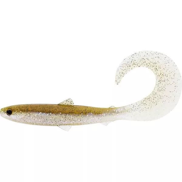 WESTIN BullTeez Curltail 8cm 3g Pearl Sand Doos met 60 stuks Kunststof kunstaas