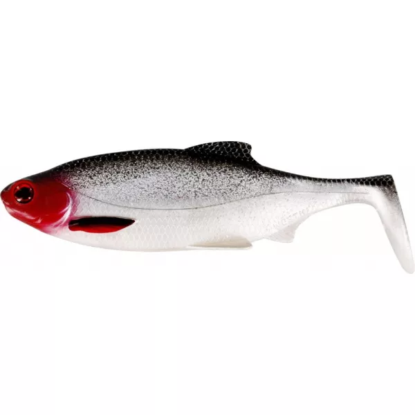 WESTIN Ricky the Roach Shadtail 18cm 85g Roodlicht Doos met 9 stuks Kunststof kunstaas