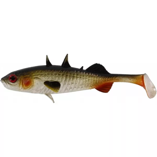 WESTIN Stanley the Stickleback Shadtail 5,5cm 1,5g Lively Roach Box met Plastic kunstaas