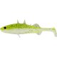 WESTIN Stanley the Stickleback Shadtail 7,5cm 4g Sparkling Chartreuse Box met Plastic kunstaas