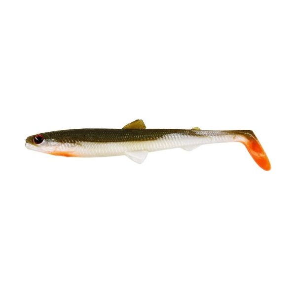 WESTIN BullTeez Shadtail 12,5cm 16g Bass Orange Doos met Kunststof kunstaas