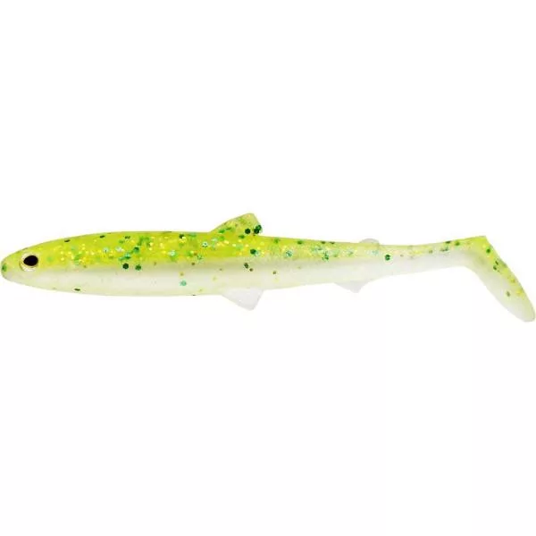 WESTIN BullTeez Shadtail 12,5cm 16g Sparkling Chartreuse Doos met. Kunststof kunstaas