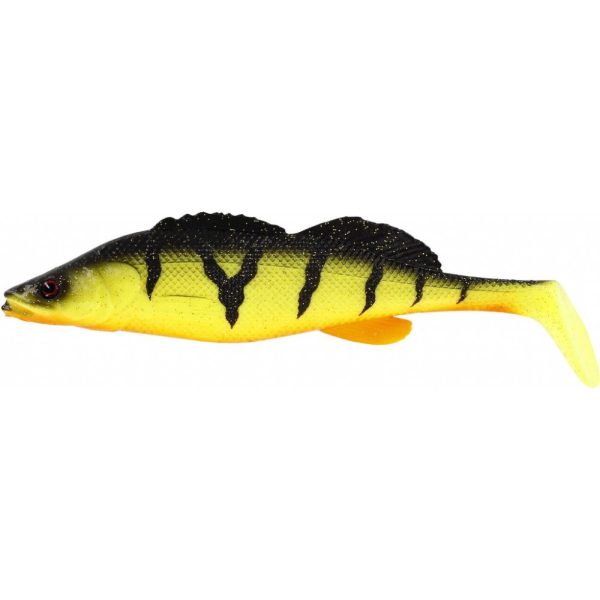 WESTIN ZanderTeez Shadtail 17cm 56g Fire Perch Doos met Plastic kunstaas