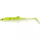 WESTIN BullTeez Shadtail 9,5cm 7g Fonkelend Chartreuse 2 stuks Plastic kunstaas