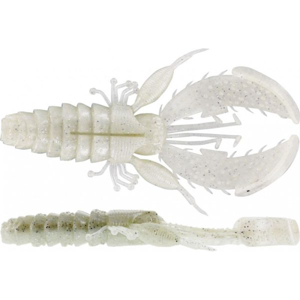 WESTIN CreCraw Creaturebait 6,5cm 4g Glow Wit 6 stuks Plastic kunstaas