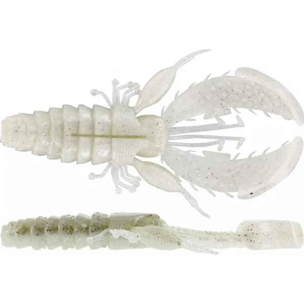 WESTIN CreCraw Creaturebait 8,5cm 7g Glow Wit 5 stuks Plastic kunstaas