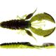 WESTIN CreCraw Creaturebait 10cm 12g Zwart/Chartreuse 4 stuks Plastic kunstaas