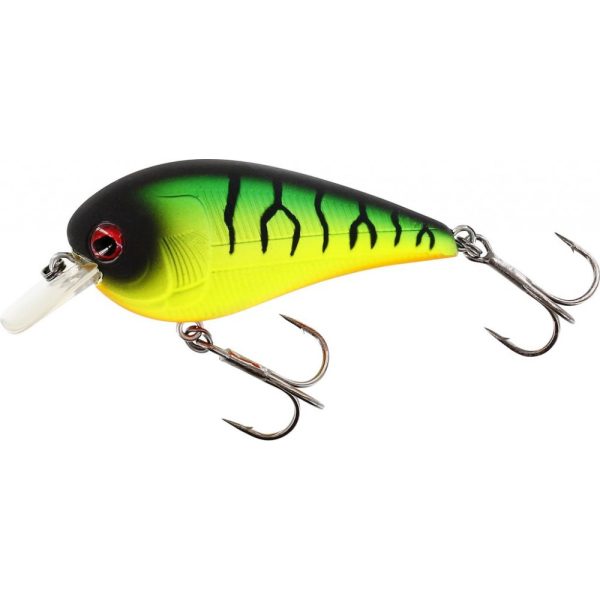 WESTIN BassBite 2.5 Squarebill 7cm 16g Drijvende Firetiger Wobbler