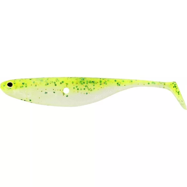 WESTIN ShadTeez Hollow 8cm 4g Sparkling Chartreuse 3 stuks Plastic kunstaas