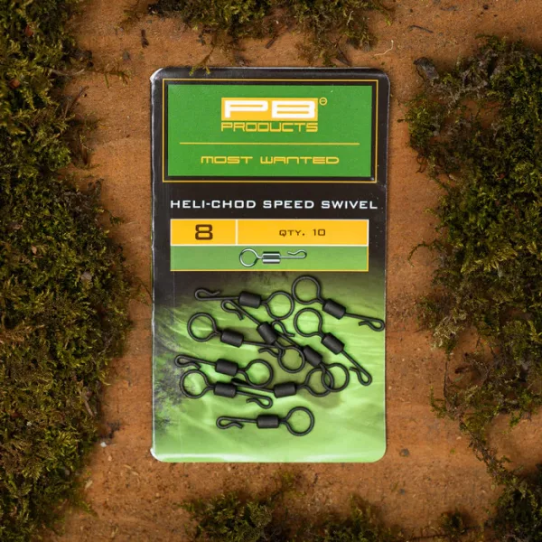 PB Products Heli-Chod Speed Swivel 8 Gyorskapcsos Forgó 10db