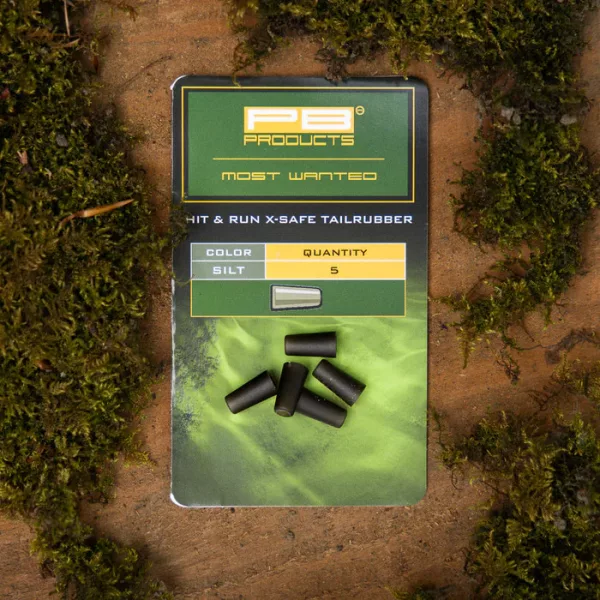PB Products Hit & Run Xtra Safe Tailrubbers Silt Gumihüvely 5db