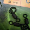 PB Products Ring Swivel 8 Forgó Fém Karikával 8db