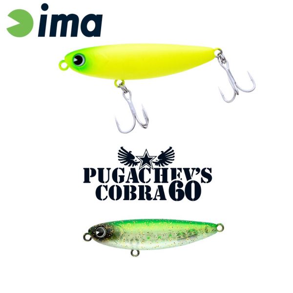 Ima Pugachevs Cobra 60 6cm 6gr 103 Lime Star Clear Wobbler