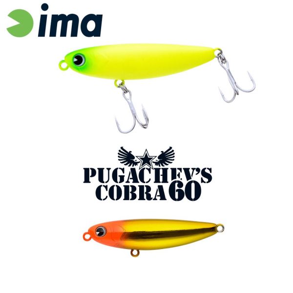Ima Pugachevs Cobra 60 6cm 6gr 107 OH Gold Wobbler