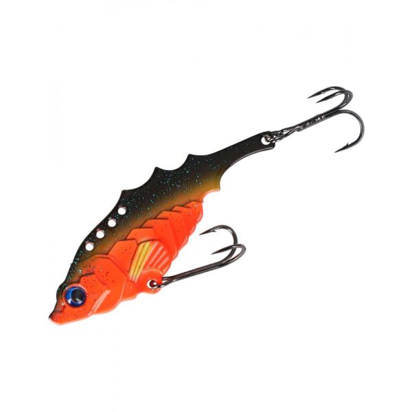Mikado Cicada M-Vib Red Stickleback 7,5cm 26gr Blade Kunstaas
