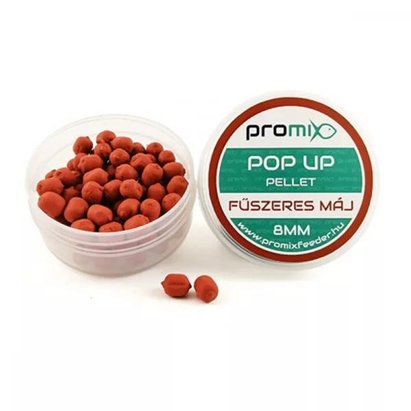 Promix Pop Up Pellet 8Mm Kruidige Lever