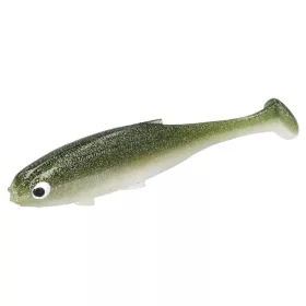   Mikado Real Fish 8,5cm Olijfkleurige Alver Plastic Kunstaas 5 stuks