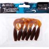 Mikado Twister 64mm Motoroil Red Zacht kunstaas 6 stuks