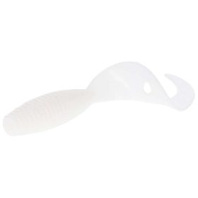 Mikado Twister 64mm Wit Zacht kunstaas 6 stuks