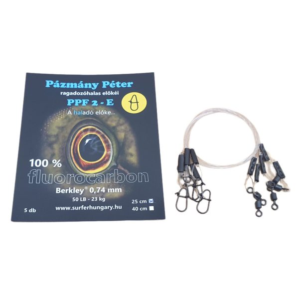 Pázmány Péter Berkley 100% Fluorocarbon Spinonderlijn 0,74mm 25cm