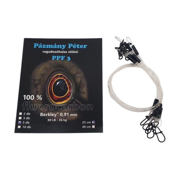 Pázmány Péter Berkley 100% Fluorocarbon Spinning Onderlijn 0,91mm 25cm