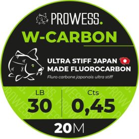 Prowess W-Carbon 20m 0,60mm Karper Onderlijn
