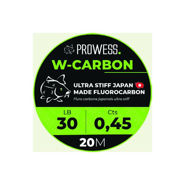 Prowess W-CARBON 0,40mm Fluorocarbon Lijn / Boilie Onderlijn