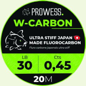 Prowess W-CARBON 0,50mm Fluorocarbon Lijn / Boilie Onderlijn