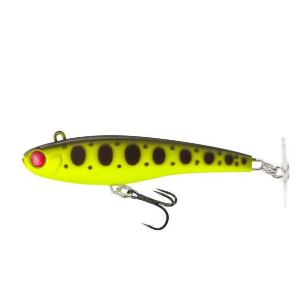 FIIISH PowerTail 64mm 12gr Flash Mat - UV - Snel Tailspin