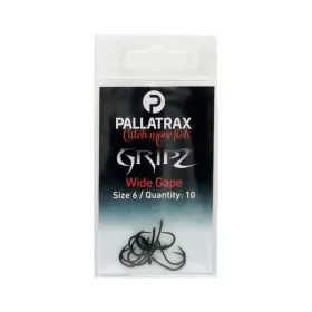   Pallatrax Gripz Wide Gape 14 Oogje, Weerhaakloze Karperhaak 10st
