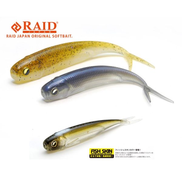 Raid Fish Roller Fish Skin 8,9cm 079 The Bait Rubberkunstaas 7st