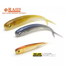   Raid Fish Roller Fish Skin 8,9cm 081 Stain Wakasagi Rubbershad 7st