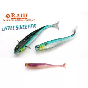   Raid Little Sweeper 6,3cm 048 Pearl Wakasagi Rubbervis 8 stuks