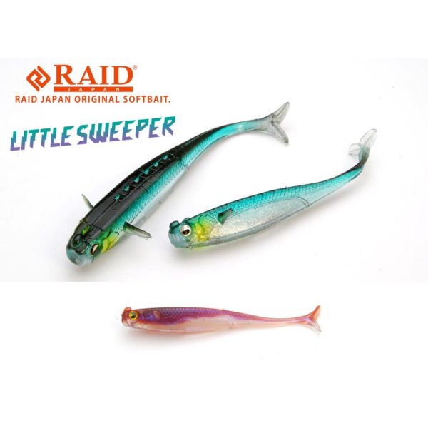 Raid Little Sweeper 6,3cm 048 Pearl Wakasagi Rubbervis 8 stuks