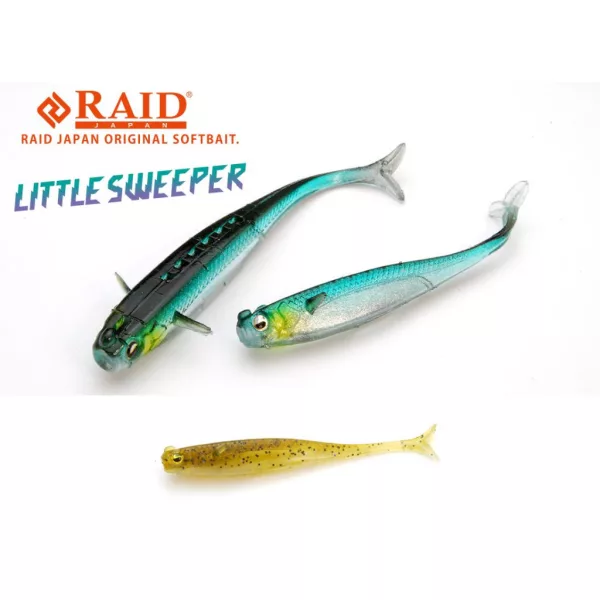 Raid Little Sweeper 6,3cm 064 Sand Fish Softbait 8 stuks