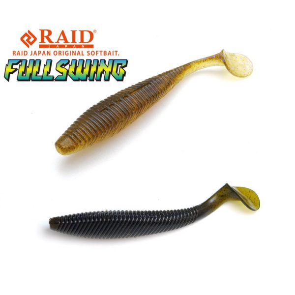 Raid Fullswing 12,7cm 001 Greenpumpkin Seed Plastic Kunstaas 5 stuks